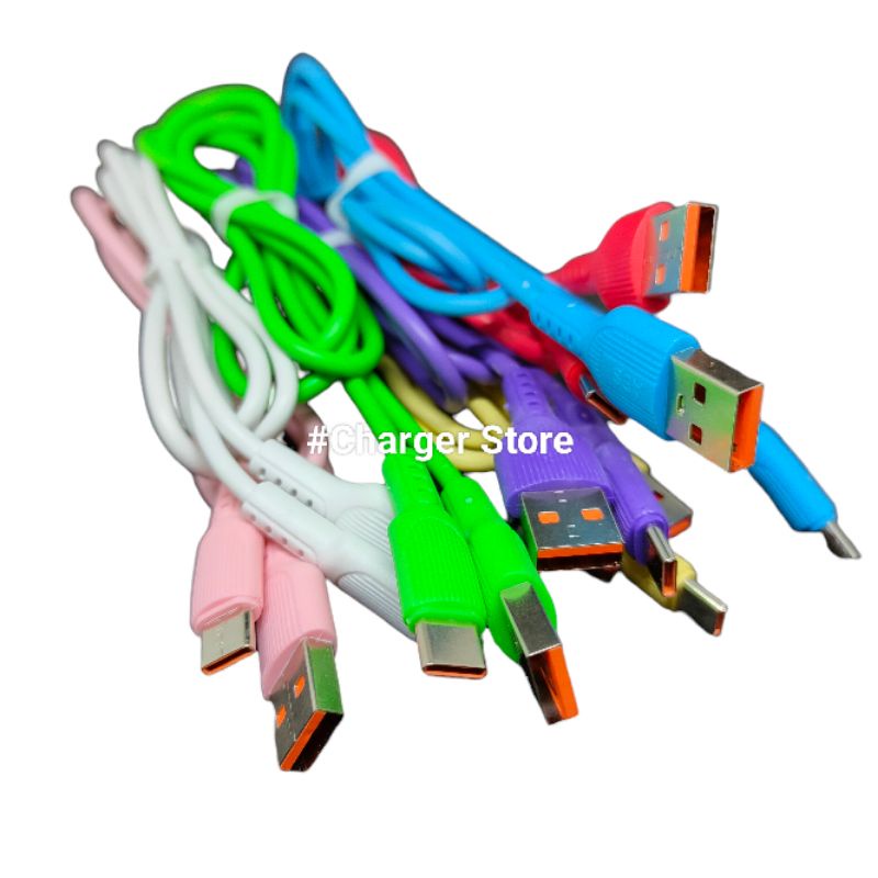 Kabel Data ABS Type C 2.1A Fast Charging VOOC Data Cable