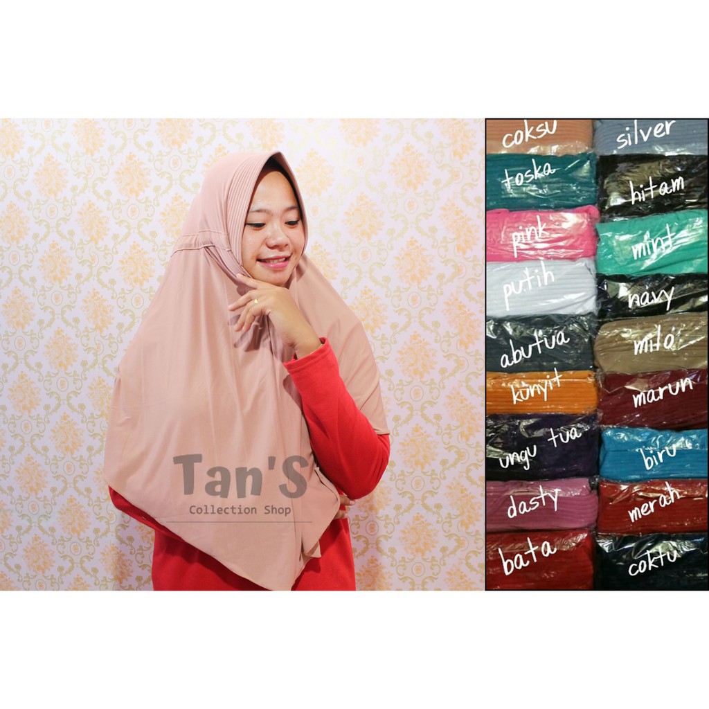 Jilbab Instan SERUT JUMBO 2020 (Lebih Panjang)