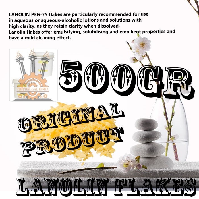 Natural Emulsifier peg-75 Emulsifying Wax Lanolin Wax 500gram