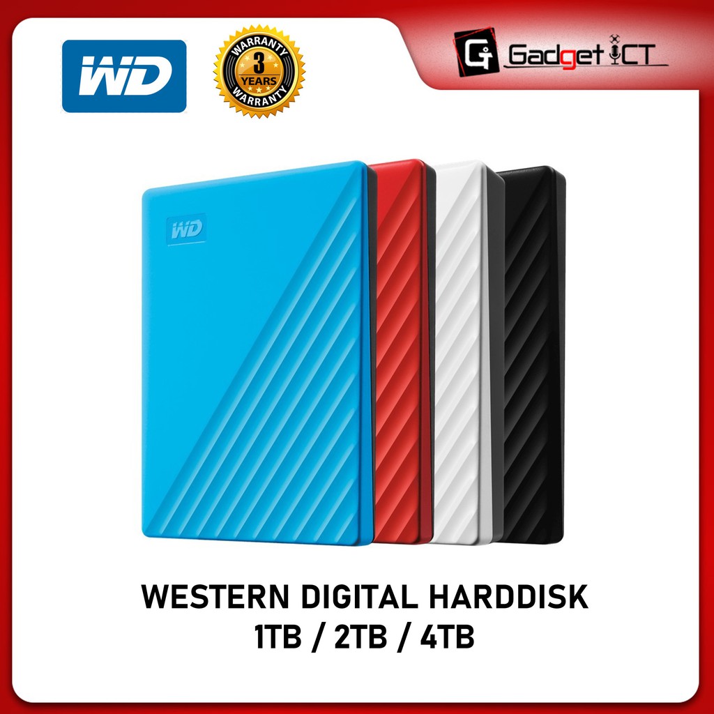 Jual Wd Western Digital My Passport 1tb 2tb 4tb Slim Portable External Hard Disk Usb 30 8573