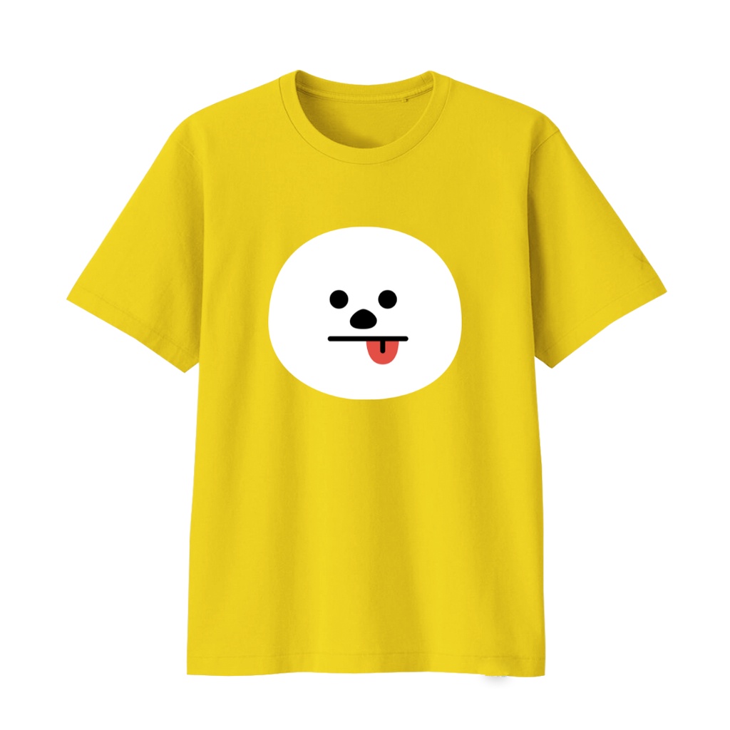 Baju Kaos kartun K-POP Face Series Untuk Anak dan Remaja Bahan Katun Combed 30s Lembut dan Nyaman Dipakai