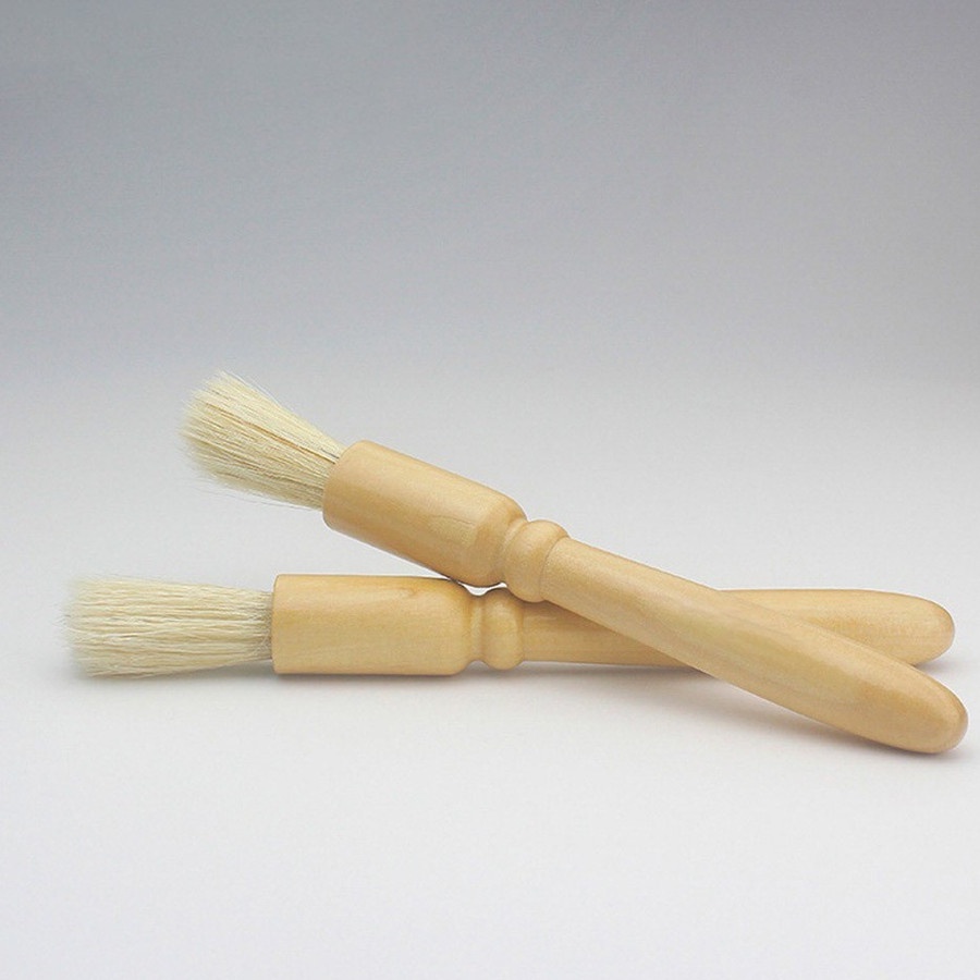 [BISA COD] PROMO Kuas Kue Model Gagang Kayu Praktis Serbaguna Kuas Oles Kuas Roti Kuas Masak Kuas Kayu Murah Terjangkau