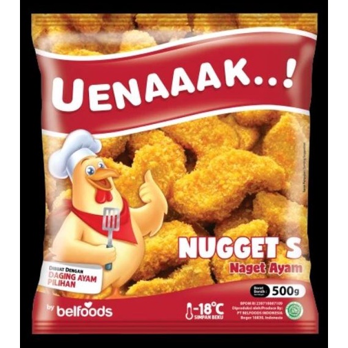 

Belfoods Uenaaak Nugget Ayam S 500 gr