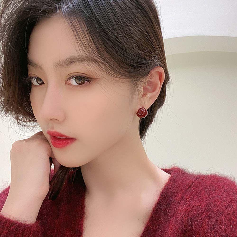 SKJK   Wanita Anting Hoop Retro Vintage Wanita Lingkaran Aksesoris Pesta Ear Buckle Gaya Korea Earrings