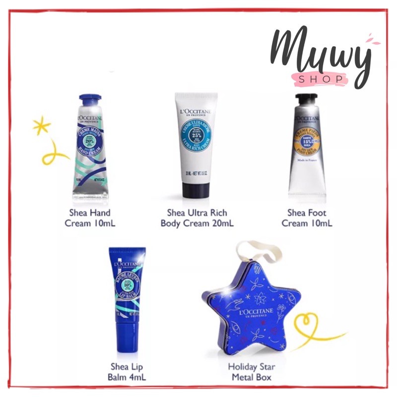 L'Occitane Holiday Shea Blue Star