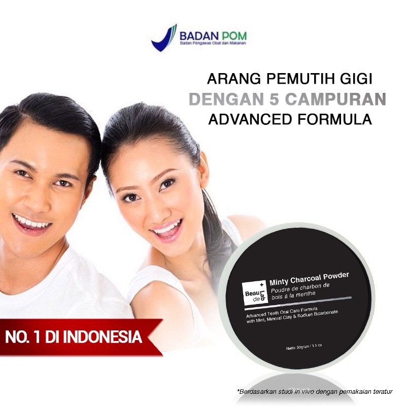 Beaudelab Charcoal Powder pemutih Gigi BPOM - Beaudelab Pemutih gigi - Beaudelab bubuk charcoal