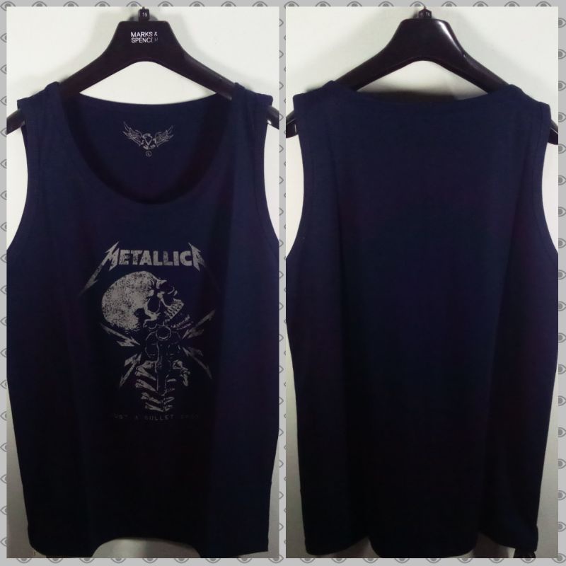 Kaos Lekbong Band Metallica Just A Bullet Away