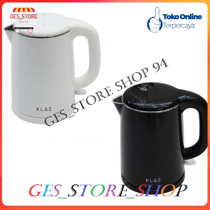Klaz Teko Listrik 2 Lapis 1 Liter Pemanas air listrik Murah/Pamanas air minum/teko listrik/teko list