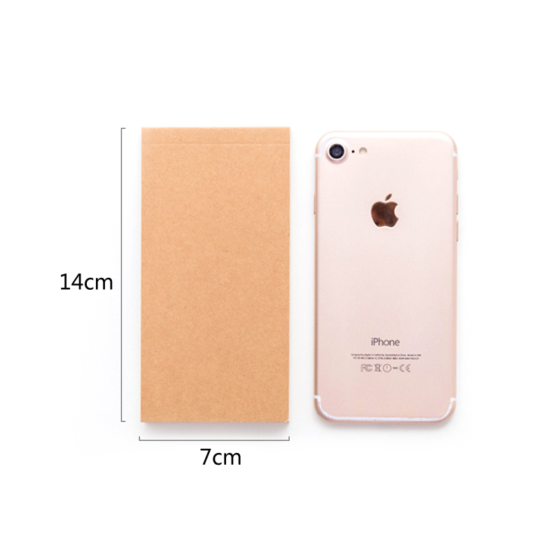 [Ready Stock] Notes Kraft Paper Small Notebook Portable Mini Notepad Schedule Planner To-Do List Memo Pad