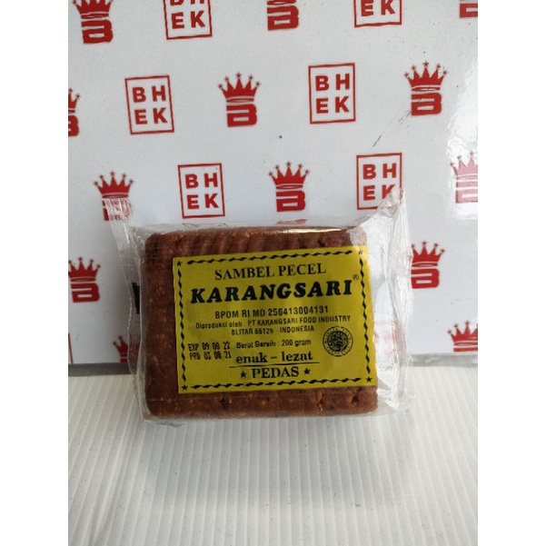 

sambel pecel karangsari 200grm BUMBU PECEL