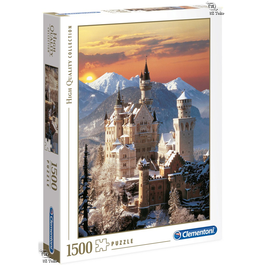 Jigsaw Puzzle: Clementoni - Neuschwanstein - 1500 Piece