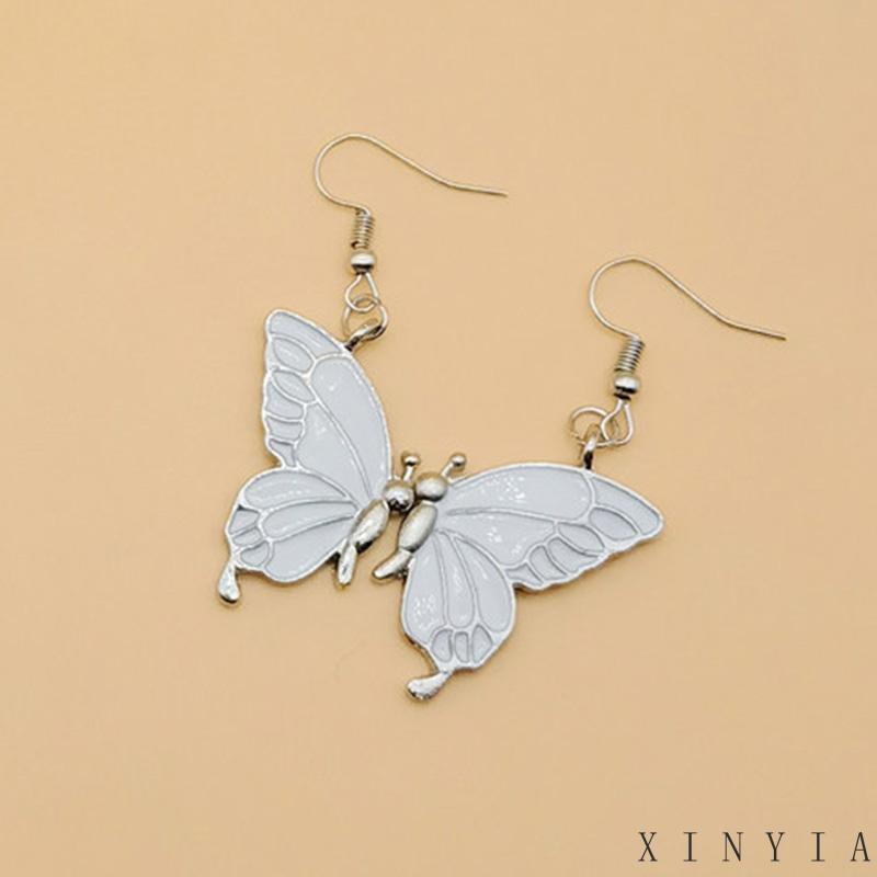 Butterfly Anting Bentuk Kupu-Kupu Model Simple Untuk Perhiasan