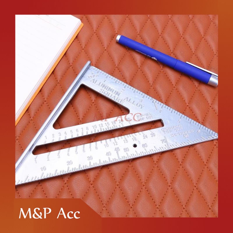 

New Taffware Penggaris Siku Mistar Triangle Ruler Aluminium
