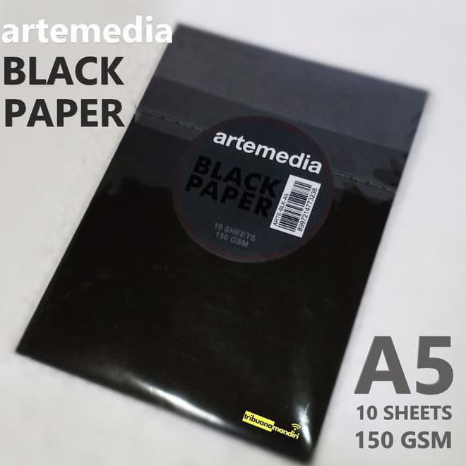 

Artemedia Black Paper A5 150 Gms Best Seller