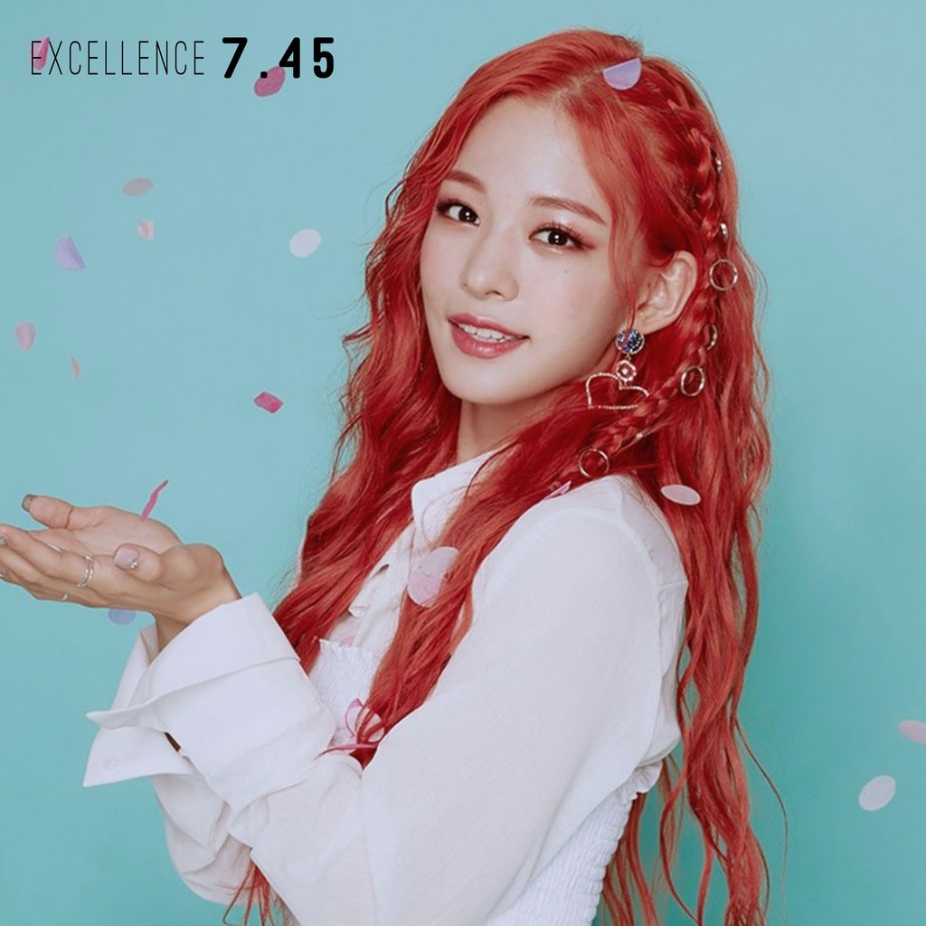 EXCELLENCE 7.45 hair color cream / cat rambut brick red merah