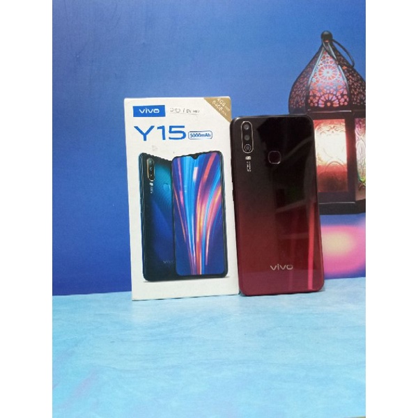 vivo y15 4/64 second fullset bekas garansi resmi