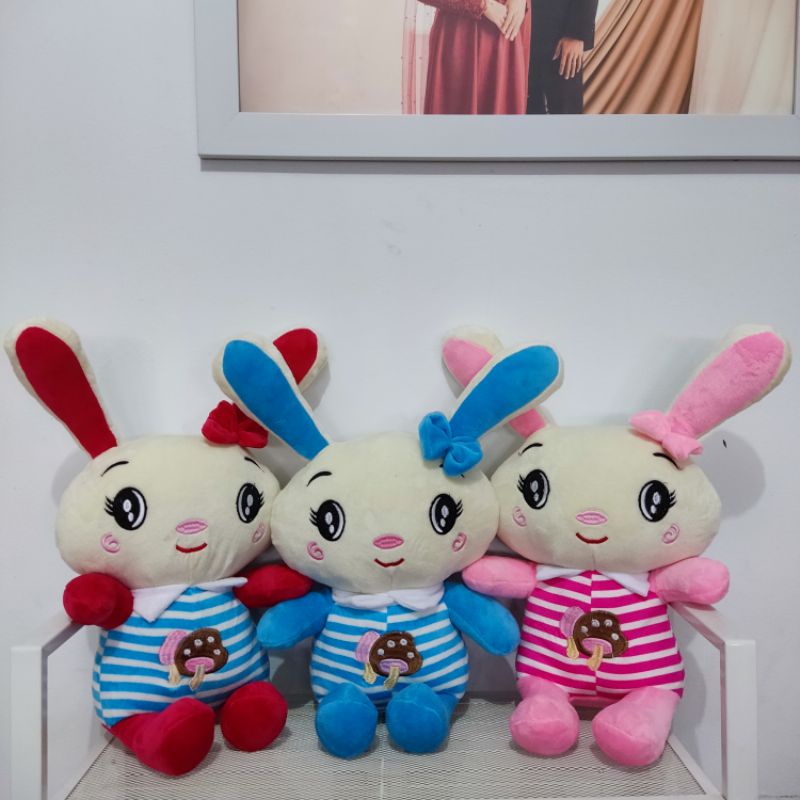 Boneka Kelinci Tinggi 40cm Berkualitas Berlabel SNI