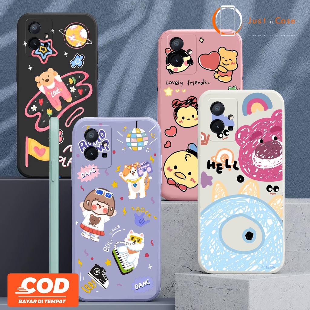 Case Macaron Softcase TPU (UV16) VIVO Y21 Y21S Y21T Y21A Y33S Y33T Y20 Y12S Y20S V23E V21 V20 SE V20 Y30 Y50 Y11 Y12 Y15 Y17 Y91 Y93 Y95 Y15s Y51 Y51A V17 V19 S1 S1 PRO Z1 PRO V15 V11 Y91C Y53S LUCU CUTE