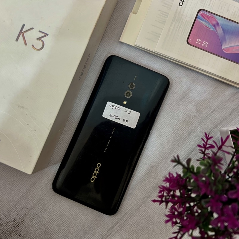 OPPO K3 RAM 6 ROM 64 SECOND GARANSI RESMI MASIH PANJANG