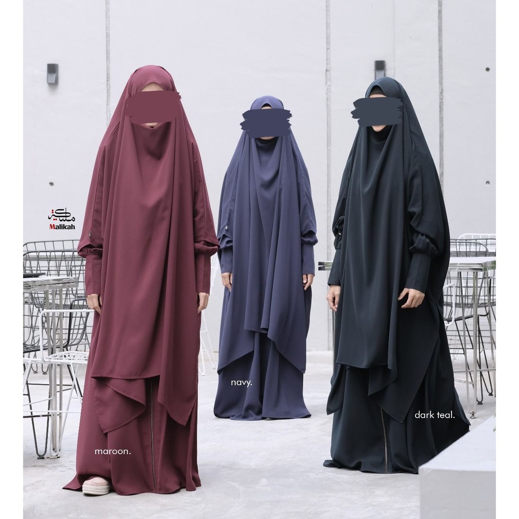 FRENCH KHIMAR SET GAMIS KAREEMAH - MALIKAH