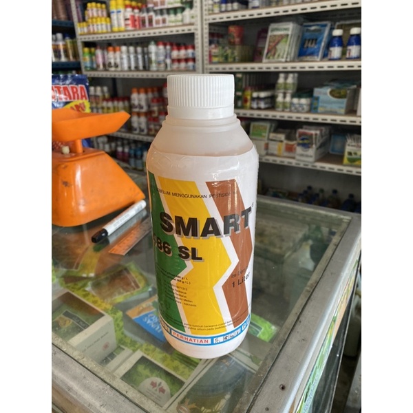 Herbisida SMART 486SL 1 Liter Racun Rumput Glifosat Sistemik