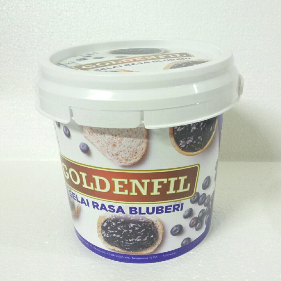 

Goldenfil Blueberry Jam 1kg (50% Serat Buah Asli)