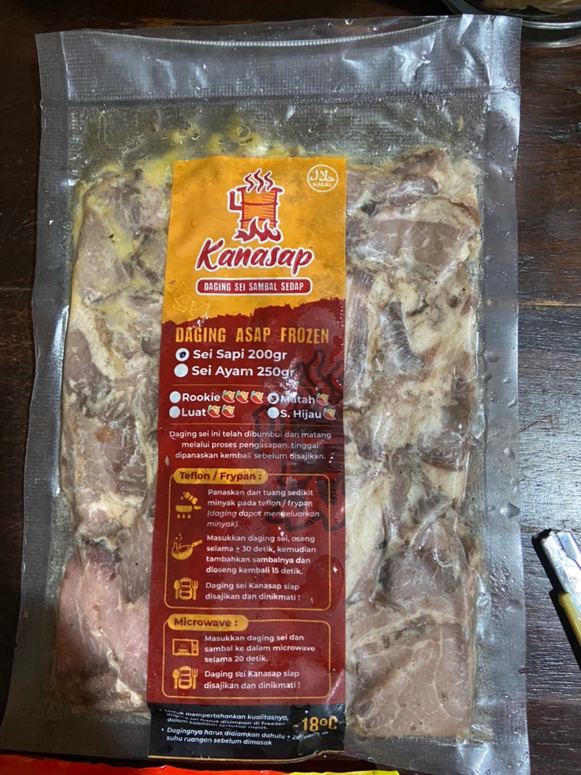 Kanasap Se I Sapi Daging Asap 200 G Aneka Sambal Sei Sapi Enak Promo Halal Shopee Indonesia