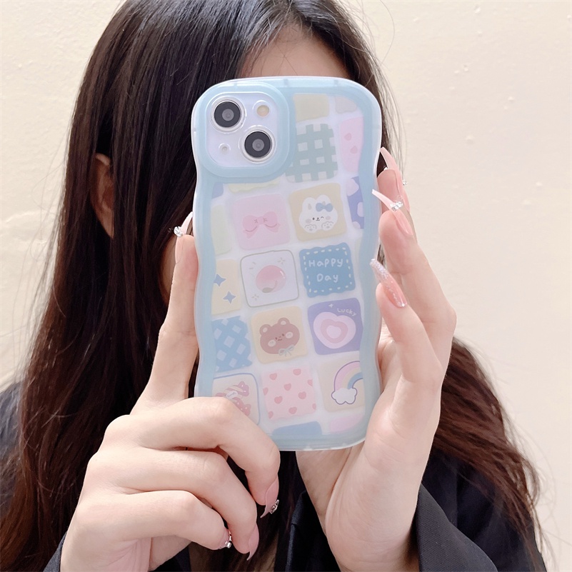 Soft Case Silikon TPU Motif Keju Beruang Untuk iPhone 13 12 11 Pro Max X Xr Xs Max SE 8 7 6 6s Plus