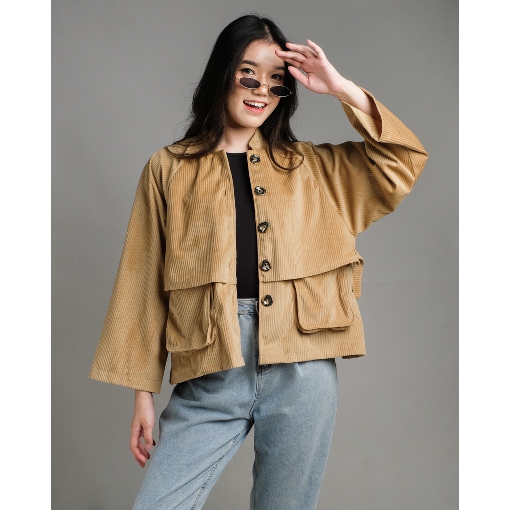 Myrubylicious CARNELIAN CORDUROY SHIRT KODE 2101