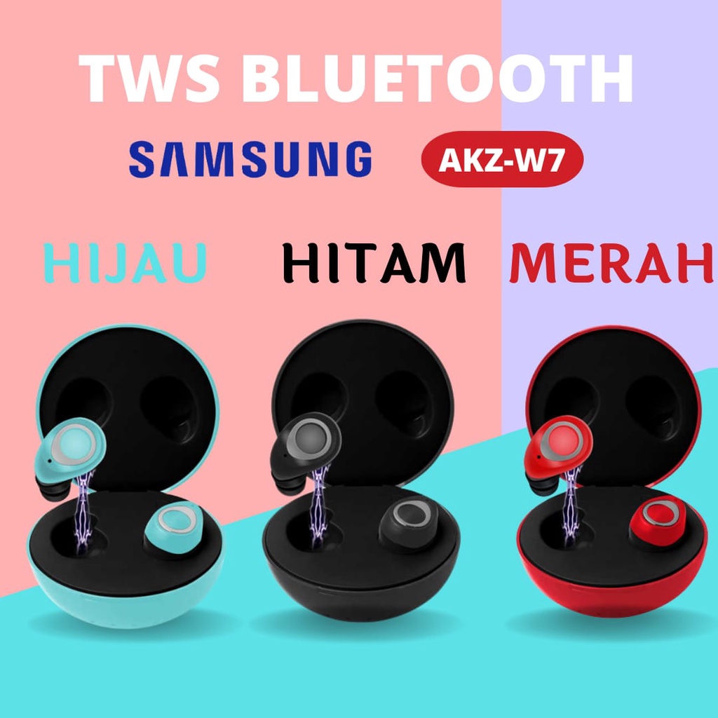 Handsfree Earphone Bluetooth Samsung TWS AKZ W7