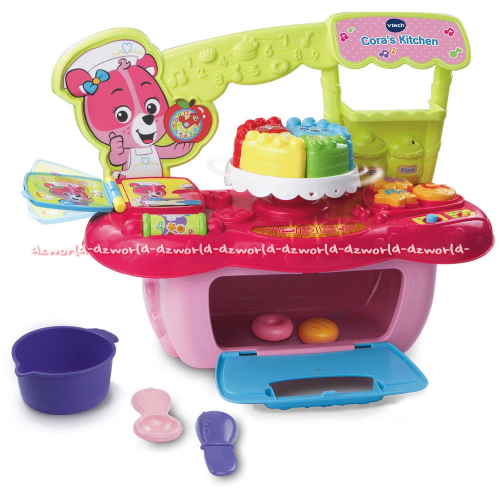 Vtech Baby Cora's Kitchen Mainan Dapur Bayi Baby Cildren Kitchen Mainan Masak Masakan Membuat Kue