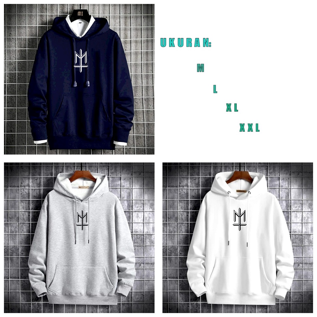 BISA COD / Sweater hoodie  EMTE  / hoodie terbaru / hoodie termurah / hoodie terlaris / fashion pria terbaru -mukzhop