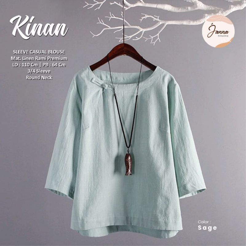 KINAN BLOUSE BAJU WANITA TERBARU BY JANNA