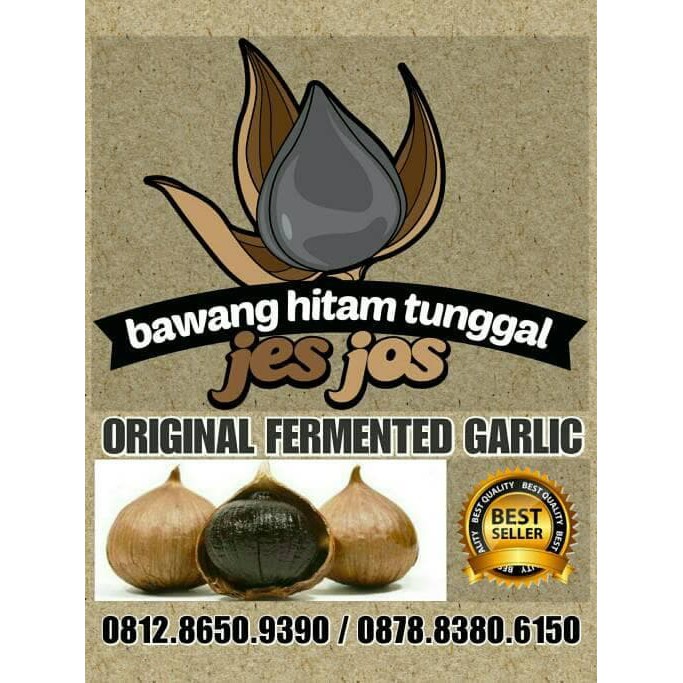 

TERMURAH - Bawang Hitam Tunggal Lanang (Black Garlic) 250 Gram