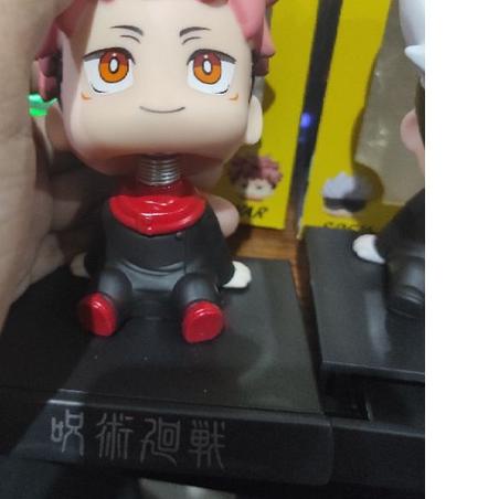 Bobble Head Kepala Goyang Jujutsu Kaisen Pajangan Dashboard Mobil Gojo