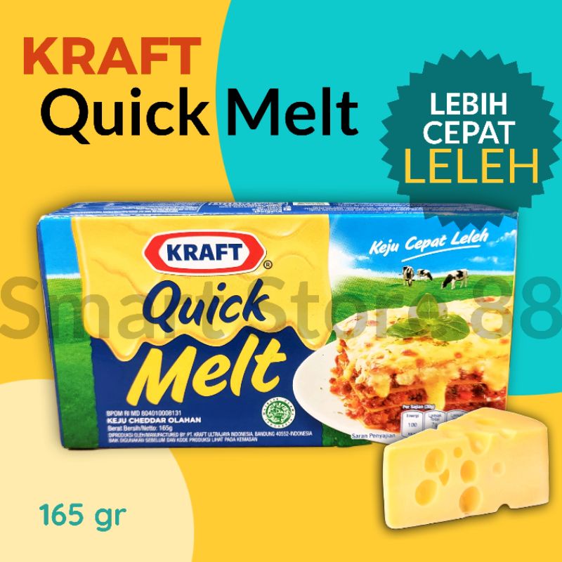 

KRAFT QUICK MELT 165GR KRAFT KEJU CEPAT LELEH