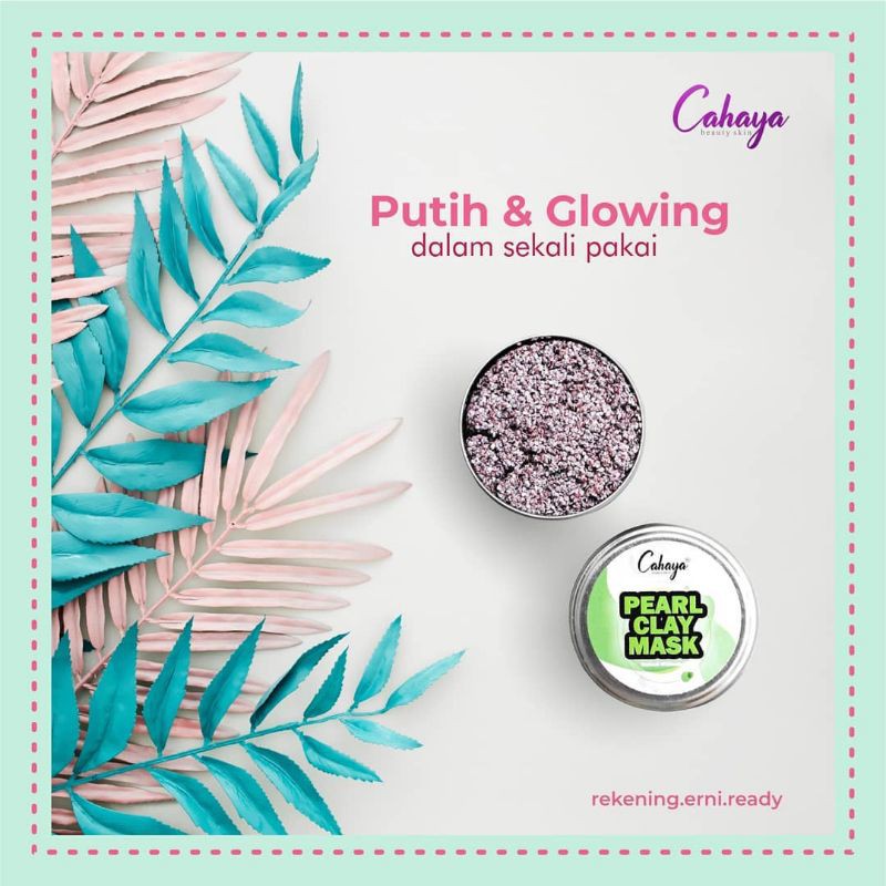 TERMURAH PEARL CLAY MASK Seaweed Instant Whitening 30gram termurah