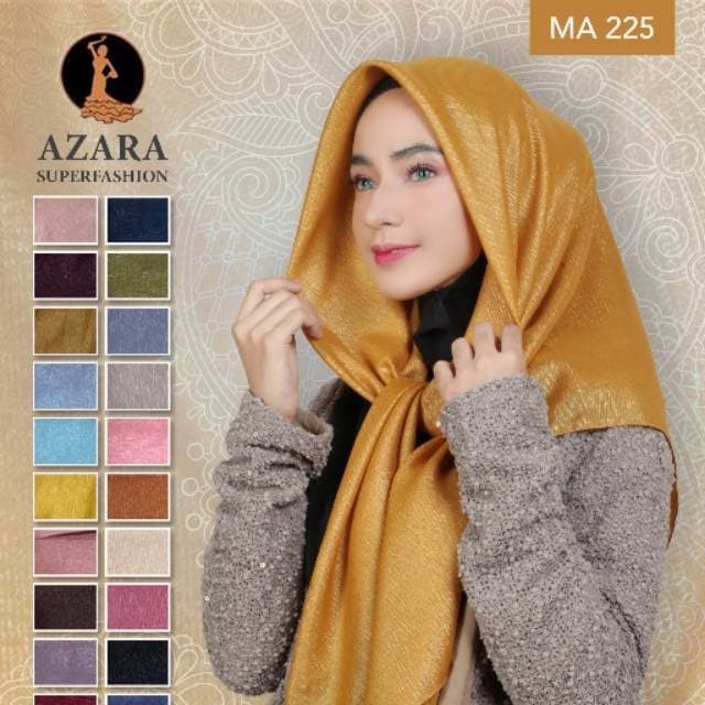 HIJAB SEGIEMPAT AZARA BELLA SINAR KERUDUNG SEGIEMPAT POLOS