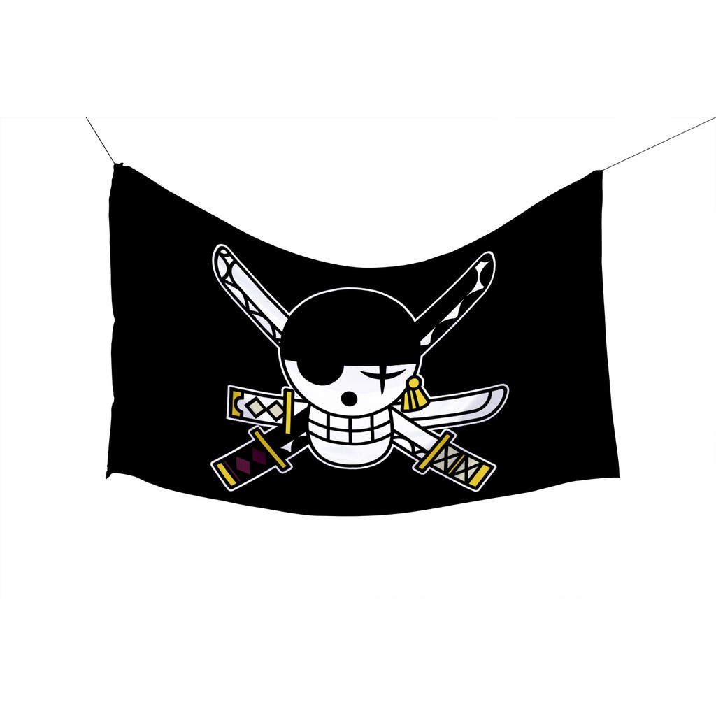 Poster Kain Bendera One Piece Tapestry Wall Decor Kain Aesthetic Cosplay Anime Luffy Pirate OP flag-Zoroo