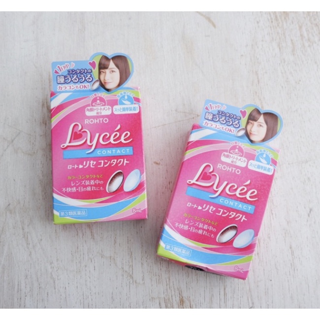 Jual READY ORIGINAL ROHTO Lycee Contact Lens Eye Drop Japan / Cairan