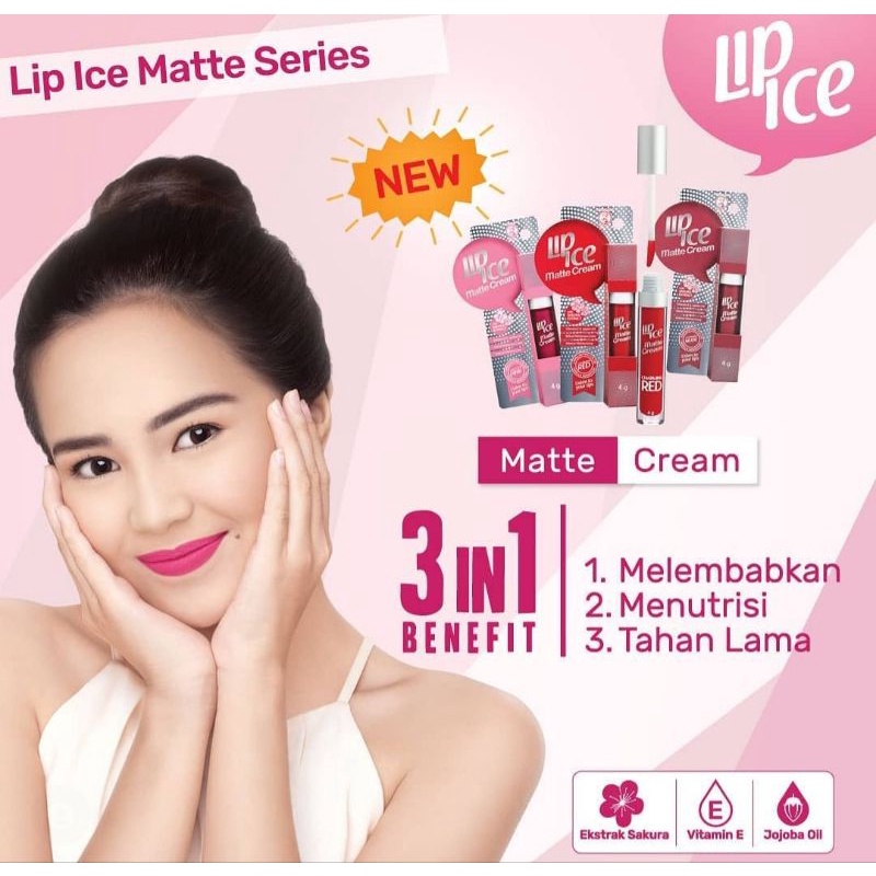 LIP ICE Matte Cream 4gr - Exp 11/2023