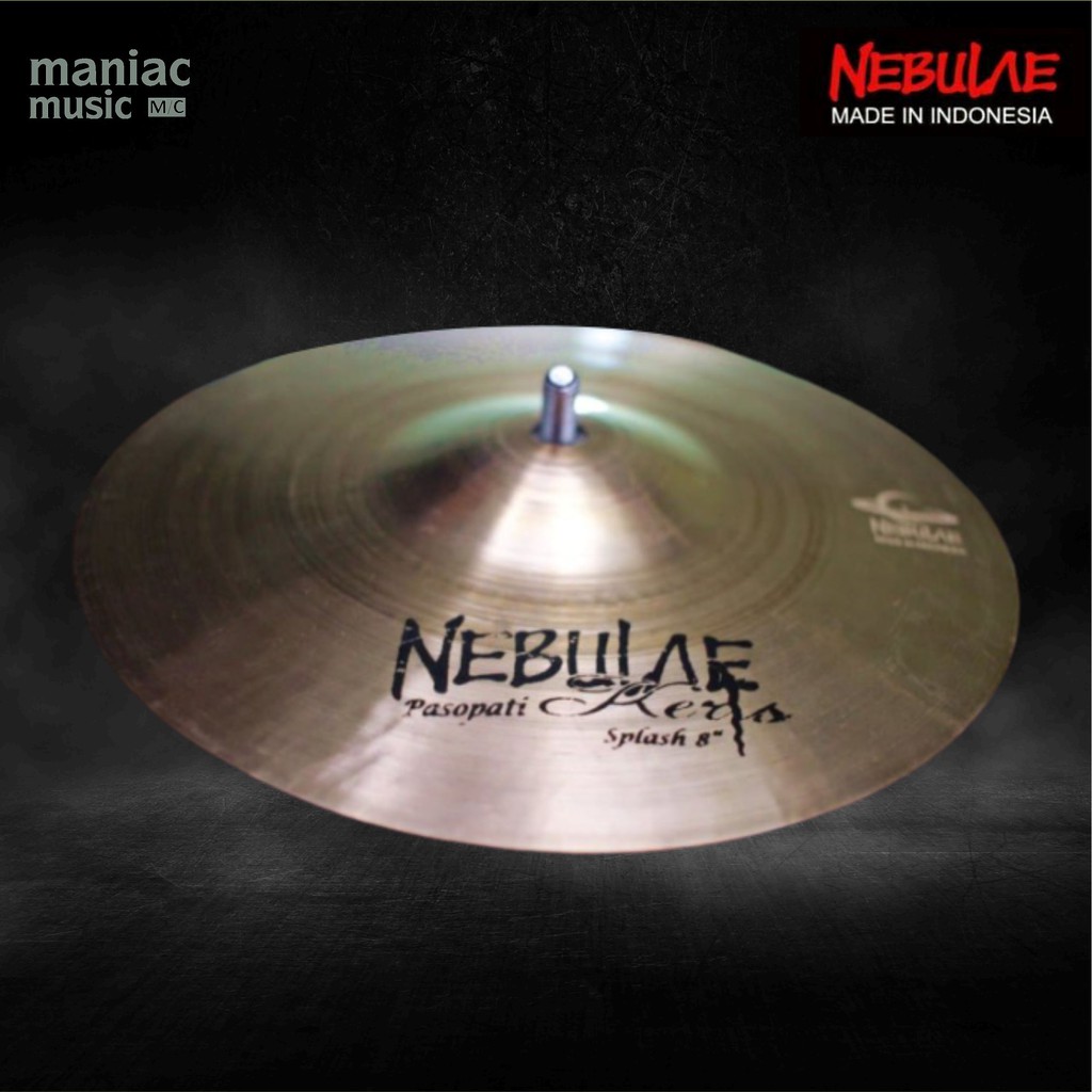 Nebulae Splash Keris Pasopati 8 Inci - Cymbal. Bronze B20. Pop. Rock. Artist. Profesional