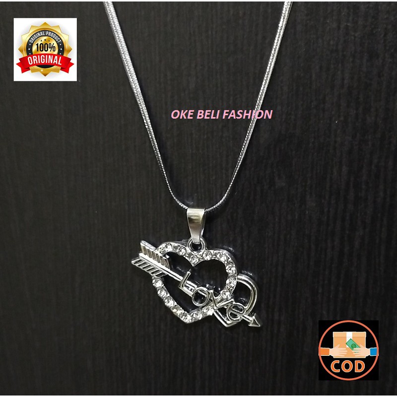 SpringS PROMO Accesories/kalung liontin fashion wanita real pick anti karat 100% awet dan tahan lama