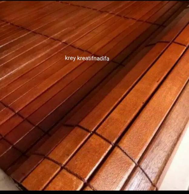 Tirai kayu / krey kayu outdoor / kirai kayu / kerai kayu / kerei / krei / gorden / tirai outdoor / K