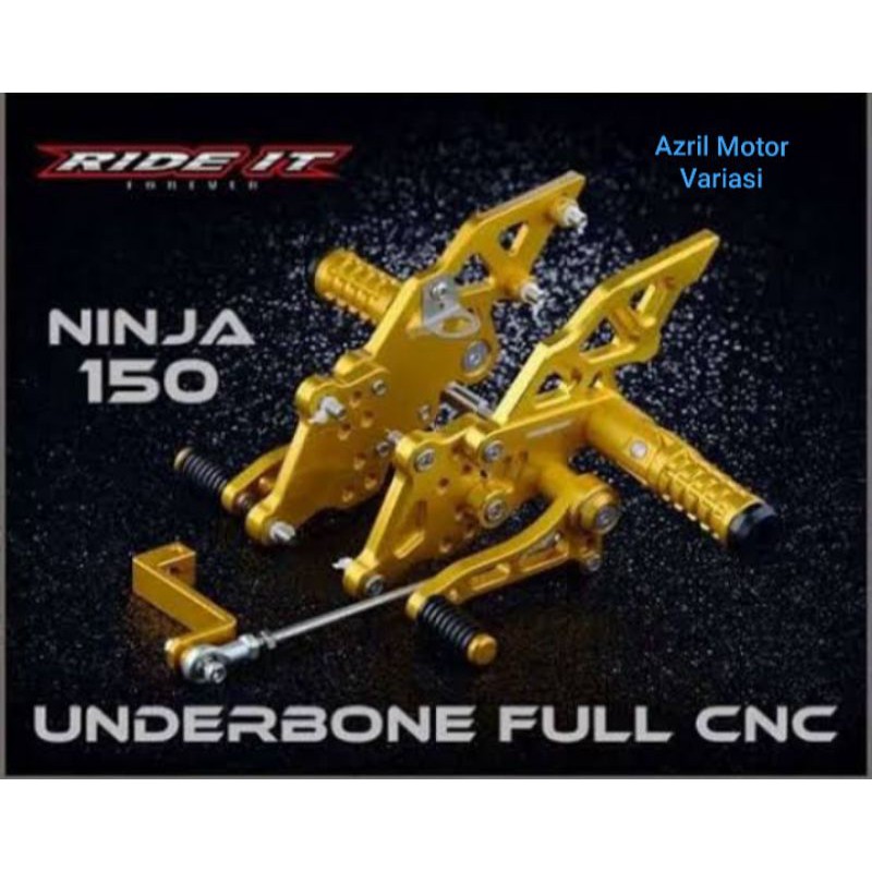 Underbone Cnc Lipat Cb150,CBR,VIXION,BYSON,NINJA 150 R/RR,SATRIA FU Ride It Model Nui Moster 3