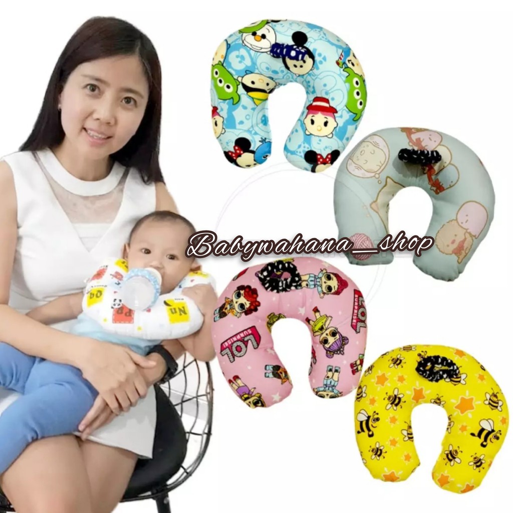 ORIGINAL Bantal Susu Bayi/ Bantal Bayi Bantal Penyangga  botol susu  Bayi Bantal murah