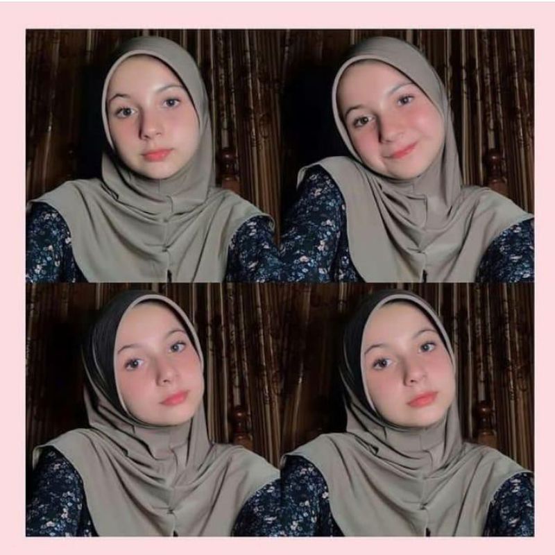 Jilbab Bergo Hamidah Jersey | Bergo Sport Jersey Premium/hijab instan /bergo hamidah jersey-1