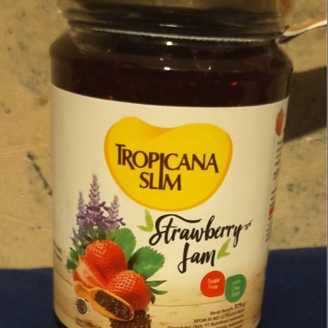 

Tropicana Slim Strawberry jam 375gr Selai diabetic bebas gula