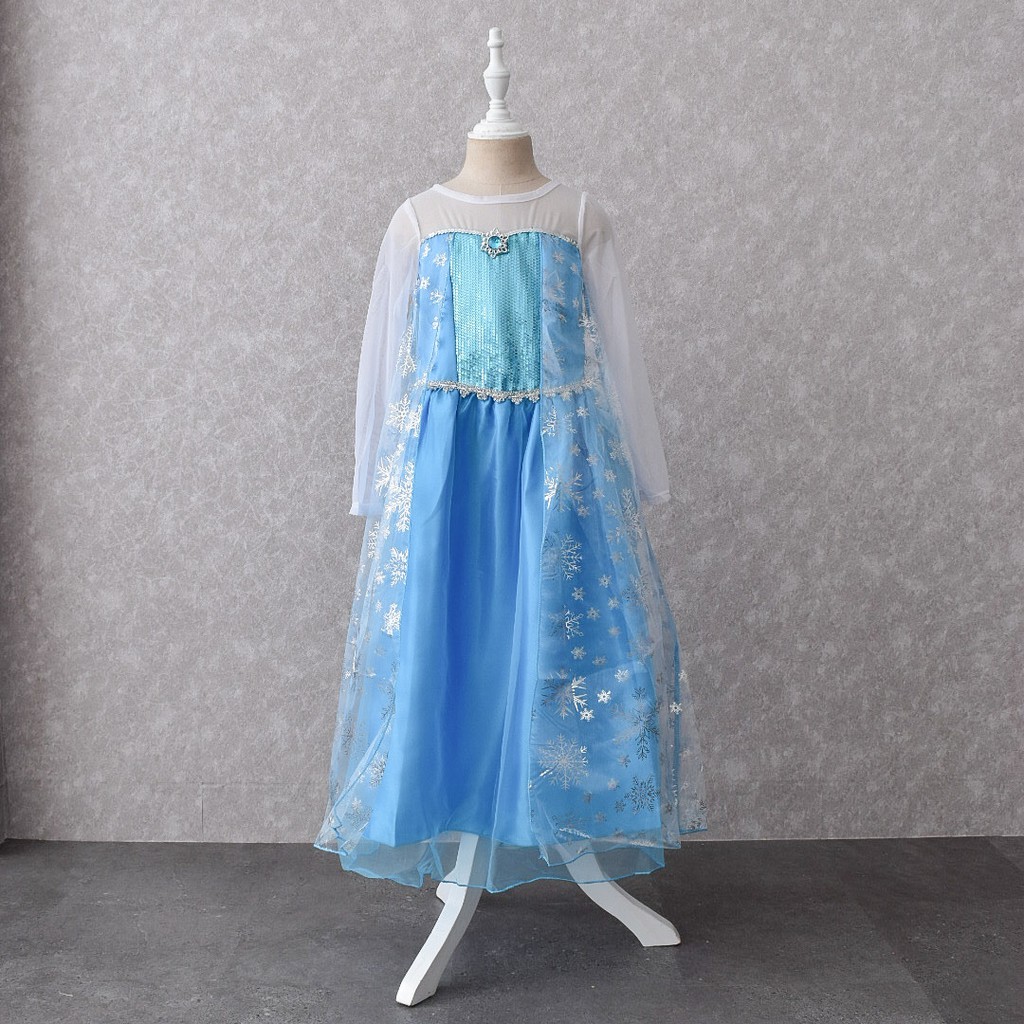 Ayana Dress Anak Perempuan Karakter Frozen Lace Organdi Elegan BX29