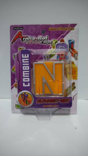 Mainan Robot Huruf Kombinasi Otobot Berkualitas